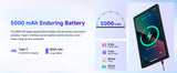 URAO Android 15 Tablet 10.1 Inch 20GB RAM 64GB ROM 5-core Dual Camera Tablets PC Set Keyboard/Case/Mouse/Stylus/Headphone