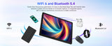 URAO Android 15 Tablet 10.1 Inch 20GB RAM 64GB ROM 5-core Dual Camera Tablets PC Set Keyboard/Case/Mouse/Stylus/Headphone