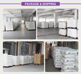 US Stock 1kg Medium White DTF Powder Hot Melt Adhesive Powder Digital Transfer Powder for Direct to Film Printer DTF Shaker Bulk