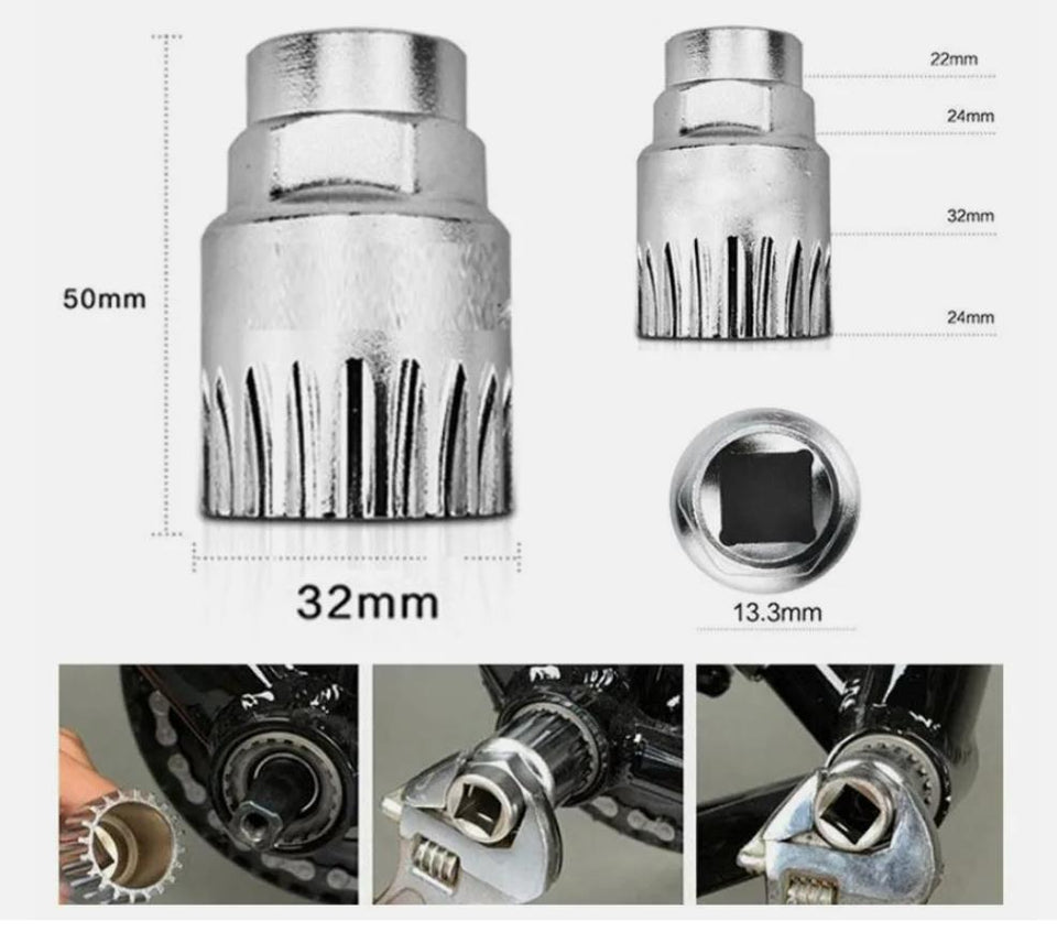 Bicycle Repair Tool Kits MTB Road Bikes Maintenance Tools Bracket Chain Breaker Flywheel Remover Cutter Crank Puller Bike Wrench