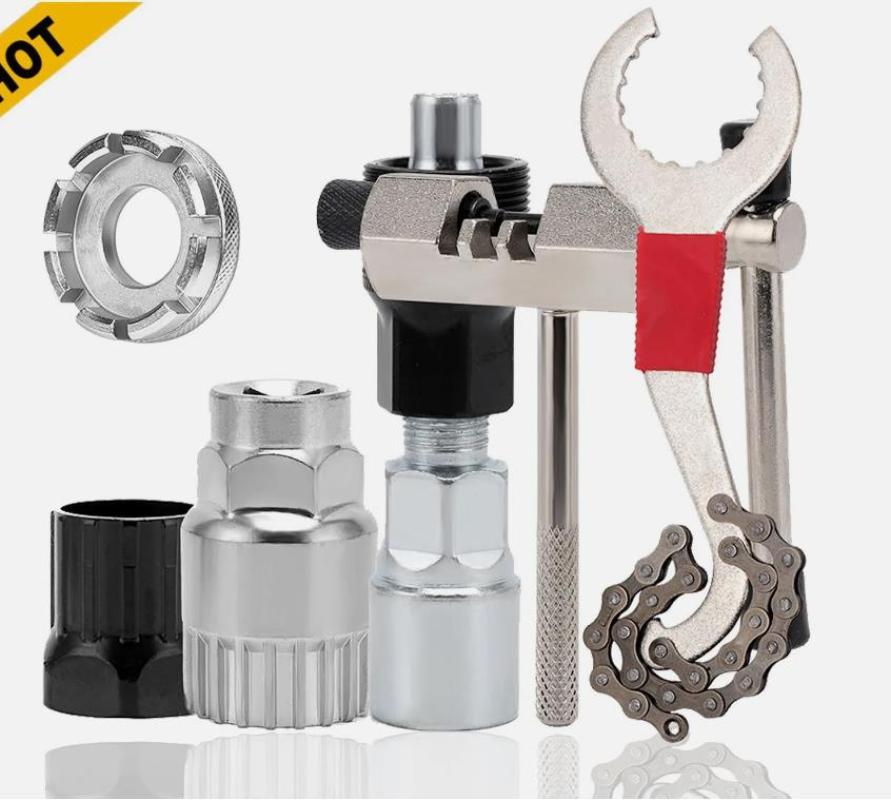 Bicycle Repair Tool Kits MTB Road Bikes Maintenance Tools Bracket Chain Breaker Flywheel Remover Cutter Crank Puller Bike Wrench