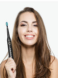 Fairywill Electric Sonic Toothbrush FW-D7 USB Charge Rechargeable Adult Waterproof Electronic Tooth Brushes Replacement Heads 8