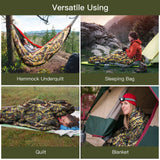 Night Cat Hammock Underquilts Sleeping Bag Single Insulated Under Blanket 4 Seasons Lightweight Soft Warm 5-20℃ 8x3.6ft