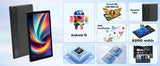 URAO Android 15 Tablet 10.1 Inch 20GB RAM 64GB ROM 5-core Dual Camera Tablets PC Set Keyboard/Case/Mouse/Stylus/Headphone