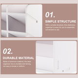 Desktop Storage Box Wood Office Stationery Organizer School Office Pen Stand Living Room Coffee Table Remote Control Organizer