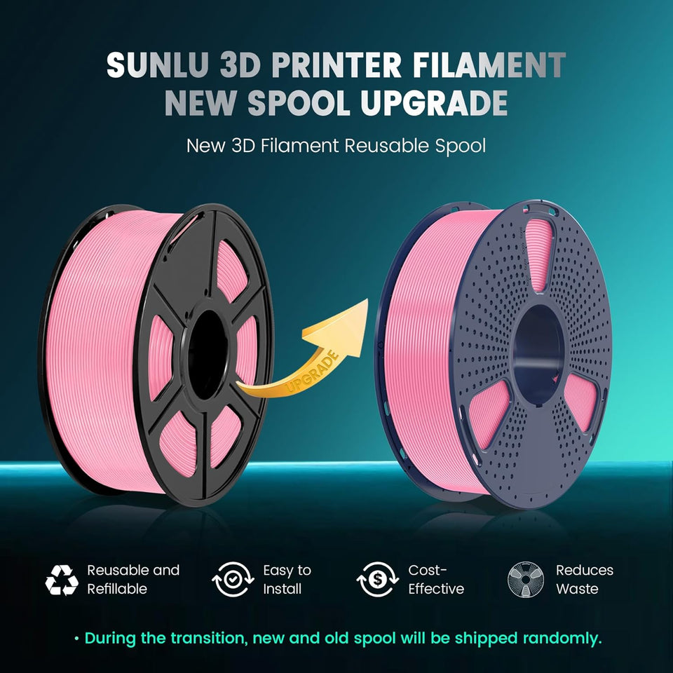 SUNLU Pla Plus 3D Filament 1.75mm Good Toughness Multicolor Neatly Wound PLA+ Filaments for FDM 3D Printing Materials 5KG