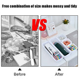 Make Up Organizer Box Storage Drawer Storage Box Closet  Cover Kitchen Bathroom Storage Trays 8pc/set Sundries Jewellery Holder