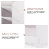Desktop Storage Box Wood Office Stationery Organizer School Office Pen Stand Living Room Coffee Table Remote Control Organizer