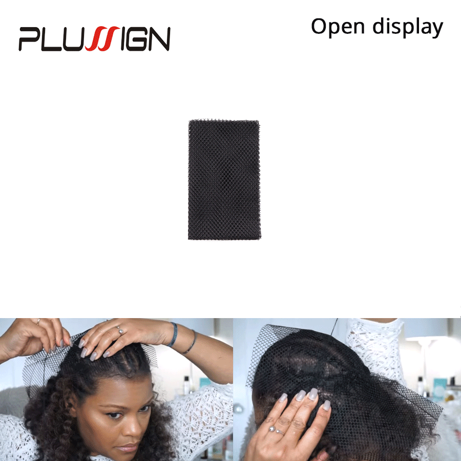 Plussign New Cut And Create Style Swiss Lace Net For Making Lace Wig Foundation Hairnet Accessories Weaving Tools Hair Net