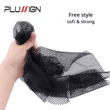 Plussign New Cut And Create Style Swiss Lace Net For Making Lace Wig Foundation Hairnet Accessories Weaving Tools Hair Net