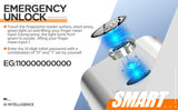 Biometric fingerprint safe home cash jewelry safe storage box file confidentiality hidden safe cosmetic box