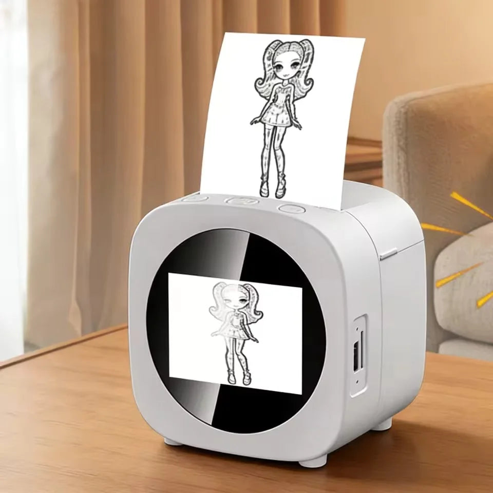 AI printer voice control AI generates images for instant printing of high-definition photos Thermal printer convenient printer