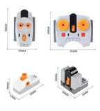 Technical Electric MOC Building Blocks 6-Leg Walking Robot RC Omnidirectional Robot Model DIY  bricks blocks Toy for kids