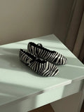 FEDONAS New Arrivals Women's Horsehair Shoes Mixed Zebra Stripes Fashion Simple Flats Heels Daily Comfort Casual Shoes Loafers