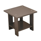 Wooden Double Layers Side Table Small Table Sofa Side Table Home Living Room Small Apartment Coffee Table Bedside Rack
