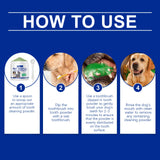 Yegbong 80g Dog Teeth Cleaning Powder Dental Whiten Tartar Eliminate Fresh Breath Pet Oral Hygiene Care Brighten Teeth Powder