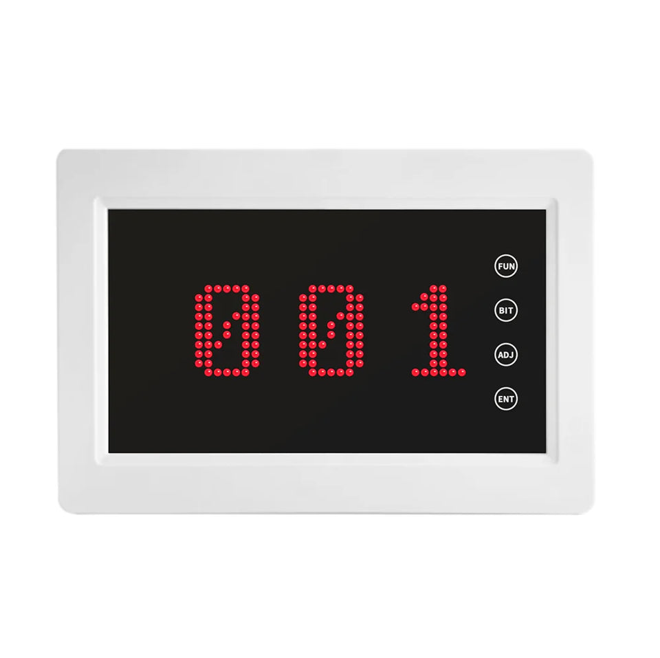 BYHUBYENG Wireless Calling System Restaurant Pager System Display + Calling Buttons for Restaurant Nursing Home Clinic Caregiver
