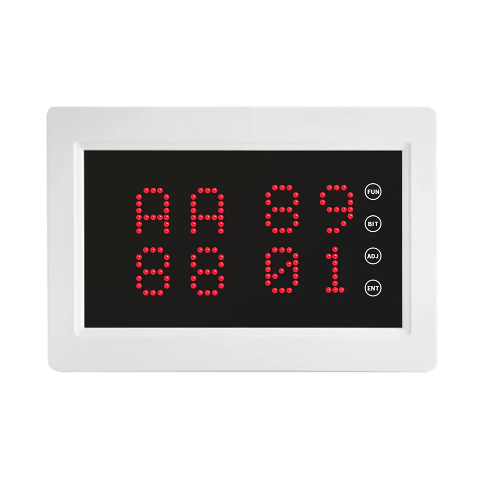 BYHUBYENG Wireless Calling System Restaurant Pager System Display + Calling Buttons for Restaurant Nursing Home Clinic Caregiver