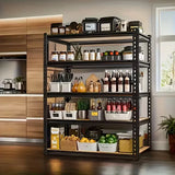 72 Inch Heavy-duty Metal Storage Rack, With A Load-bearing Capacity Of 2000 Pounds Per Layer, Adjustable Height