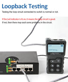 NOYAFA NF-488 Network Cable Tester PoE Switch Online Test PoE Voltage Polarity Cable Tracker Loop Test Tool with LCD Display