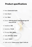 EarAcoustic Audio Sta-K Dual Driver In Ear Earphones HIFI Bass Earbuds High Sound Quality Monitor Headphones Gaming Headsets