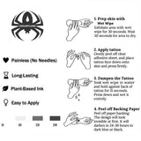 Ancient symbols Temporary Tattoo,Lasts To 15 Days New Technology Magic Waterproof Semi Permanent Sticker.