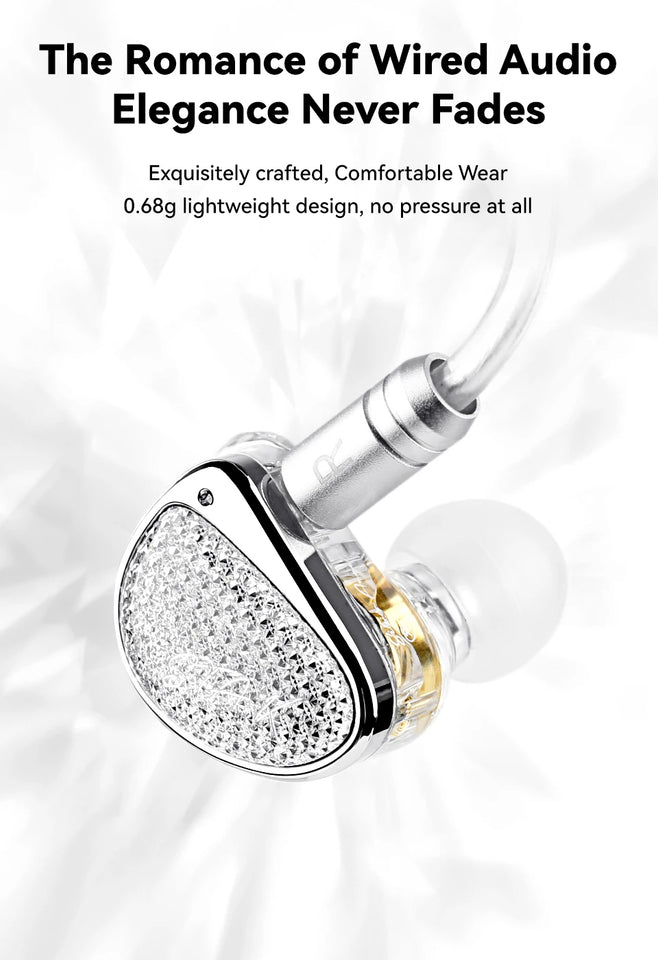 EarAcoustic Audio Sta-K Dual Driver In Ear Earphones HIFI Bass Earbuds High Sound Quality Monitor Headphones Gaming Headsets
