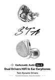 EarAcoustic Audio Sta-K Dual Driver In Ear Earphones HIFI Bass Earbuds High Sound Quality Monitor Headphones Gaming Headsets