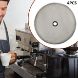 4Pcs Stainless Steel French Press Filter Mesh Filter Replacement for 350 1000 1500ML Espresso Machine Coffee Pot Mesh Filter