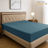 LUX Décor Fitted Sheet Only - Easy to Fit 360 Elastic Microfiber Sheets - 16 Inches Deep Pocket - Wrinkles Fade Resistant