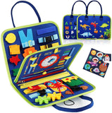 Montessori Toddler Busy Board,Autism Sensory Toys，Educational Activity Motor Skills Baby, Life Skills Learning Toys for Kids