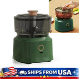 Electric Mini Food Chopper USB Rechargeable Garlic Onion Meat Grinder 350ML Portable Kitchen Food Processor