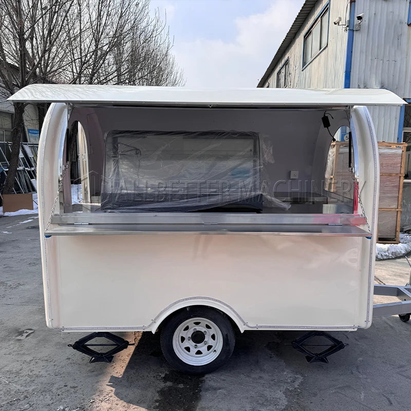 Hot Sale Mobile Coffee Cart Food Trailer Fully Equipped Customized Street Van Kiosk Food Truck with CE DOT Certification
