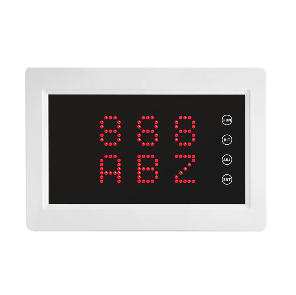 BYHUBYENG Wireless Calling System Restaurant Pager System Display + Calling Buttons for Restaurant Nursing Home Clinic Caregiver