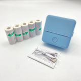 Mini Portable Wireless Thermal Printer, Inkless Printing, Compatible with iOS/Android, for Photos, Labels Notes, Study Essential