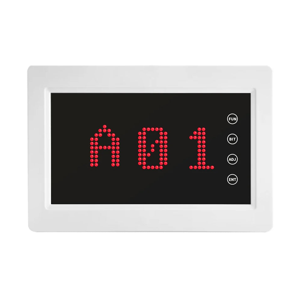 BYHUBYENG Wireless Calling System Restaurant Pager System Display + Calling Buttons for Restaurant Nursing Home Clinic Caregiver
