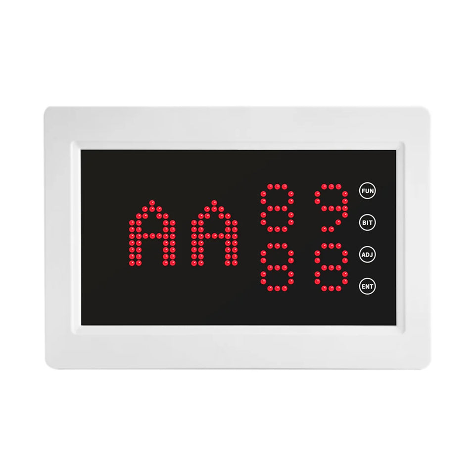BYHUBYENG Wireless Calling System Restaurant Pager System Display + Calling Buttons for Restaurant Nursing Home Clinic Caregiver