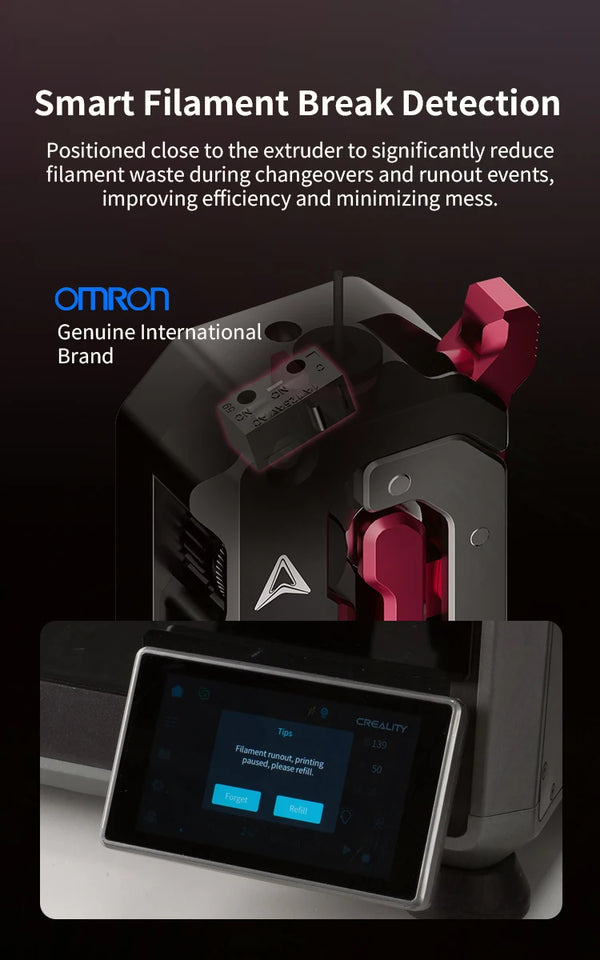 Newest Phaetus DXC Extruder Helical Gears Dual-drive System Standard Version Creality K1 / K1 Max / K1C