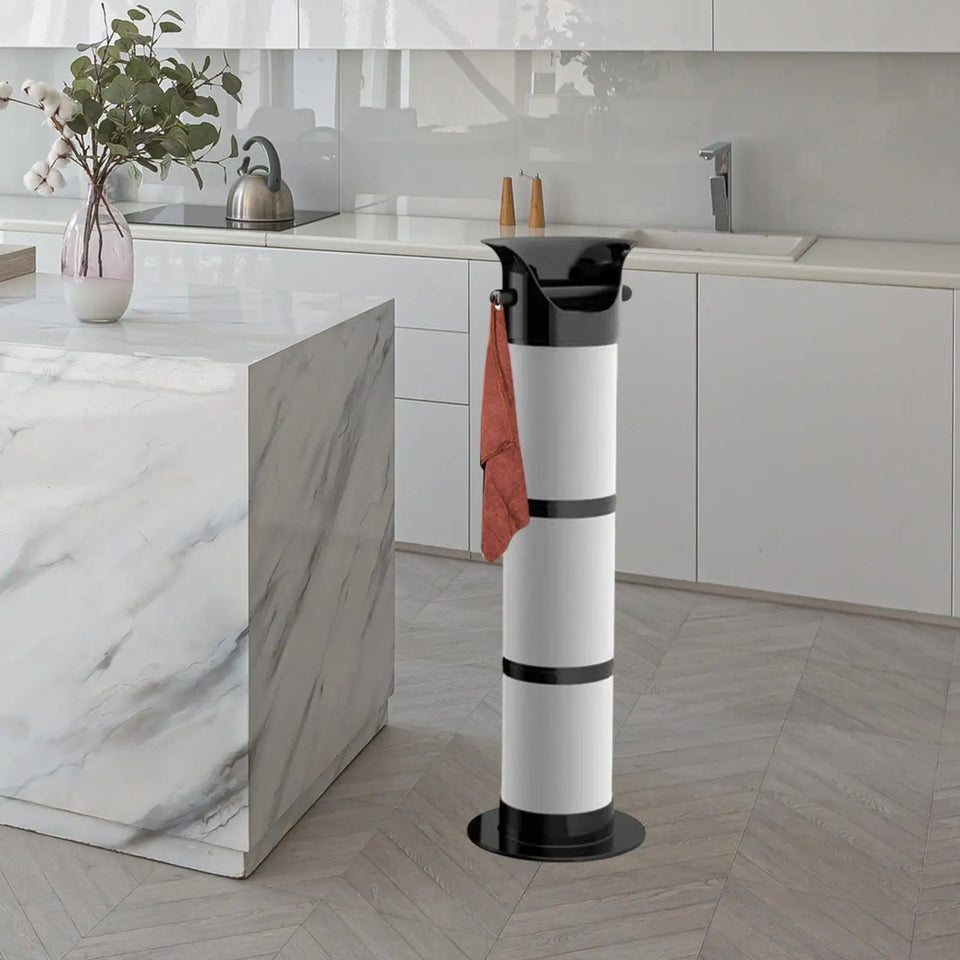 Coffee Knock Box Floor Standing Coffee Grounds Bucket Espresso Grounds Knock Box Large Capacity Coffee Accessories