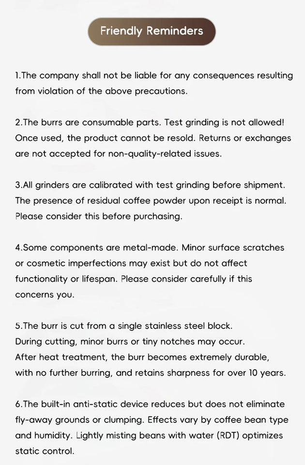 STARSEEKER E55Pro Electric Coffee Grinder 55MM Titanium Cone Burr Stepless Adjustment Espresso Brew Coffee Bean Grinder Black