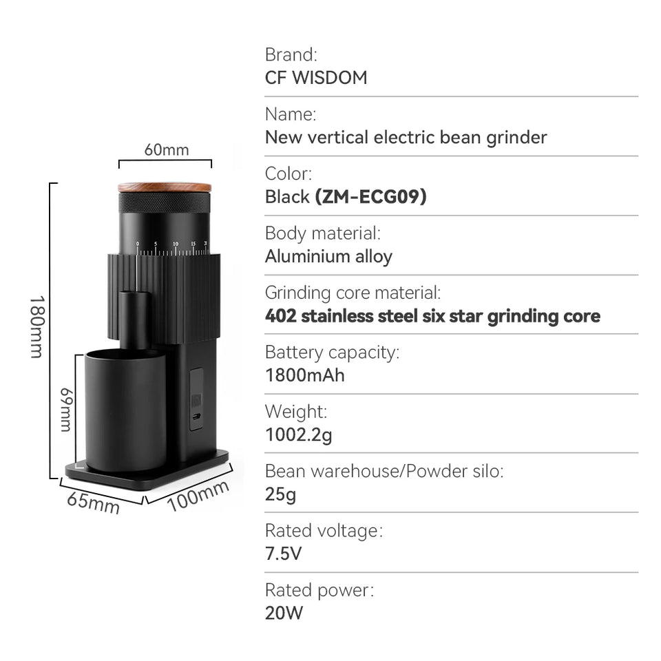Portable Coffee Grinder Electric Grinder Coffee Bean Grinder Coffee Grinders  accessorie for Home Use  Christmas Birthday Gift