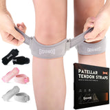 2PC/1Pair GOUNOD Patella Knee Straps Adjustable Knee Straps Running Sports for Pain Relief