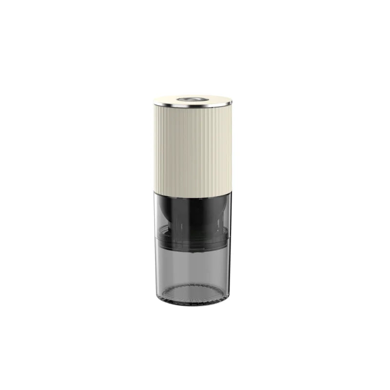 Electric coffee grinder, rechargeable coffee bean grinder with adjustable coarseness, perfect for beverage and kitchen use.