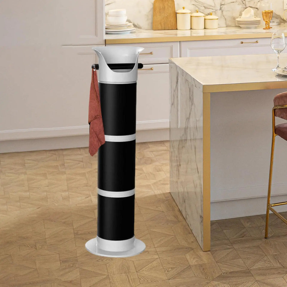 Coffee Knock Box Floor Standing Coffee Grounds Bucket Espresso Grounds Knock Box Large Capacity Coffee Accessories