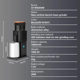 Coffee Grinder Electric Coffee Grinder Portable Coffee Bean Grinder USB Rechargeable Burr Mill  Home Kitchen Christmas Gift