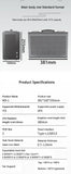 UPSIREN MD-1 ITX computer case，Support SFX power supply/ITX motherboard/graphics card（L） ≤380mm/Side-transparent portable case