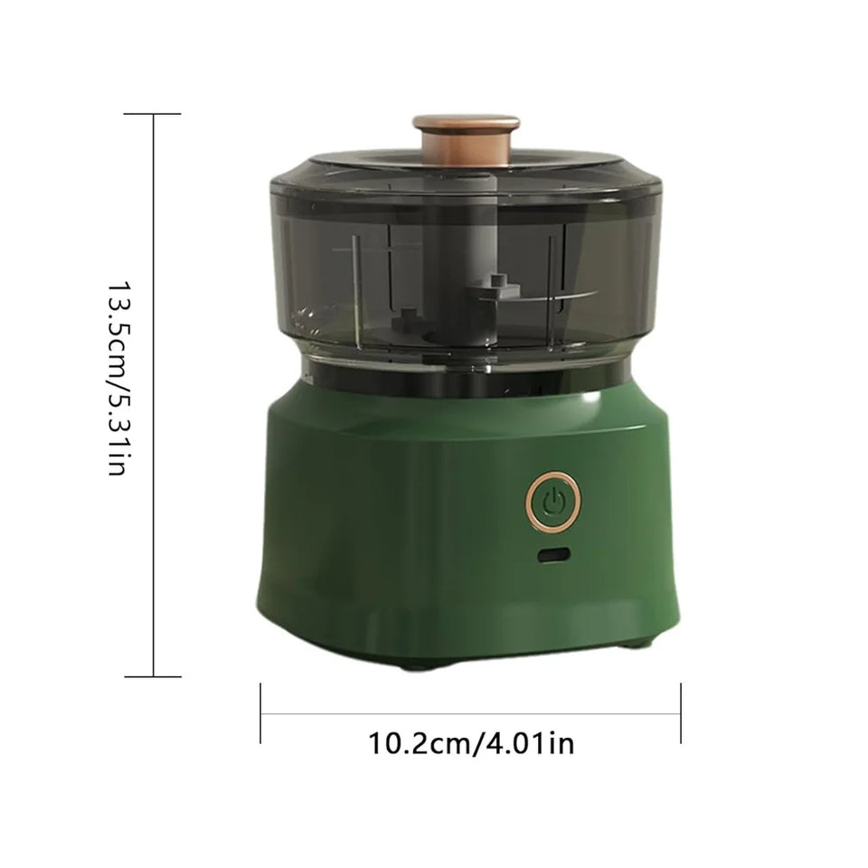 Mini Electric Food Processor USB Charging Garlic Chopper Meat Grinder Vegetable Mincer 350ML Portable Kitchen Tool