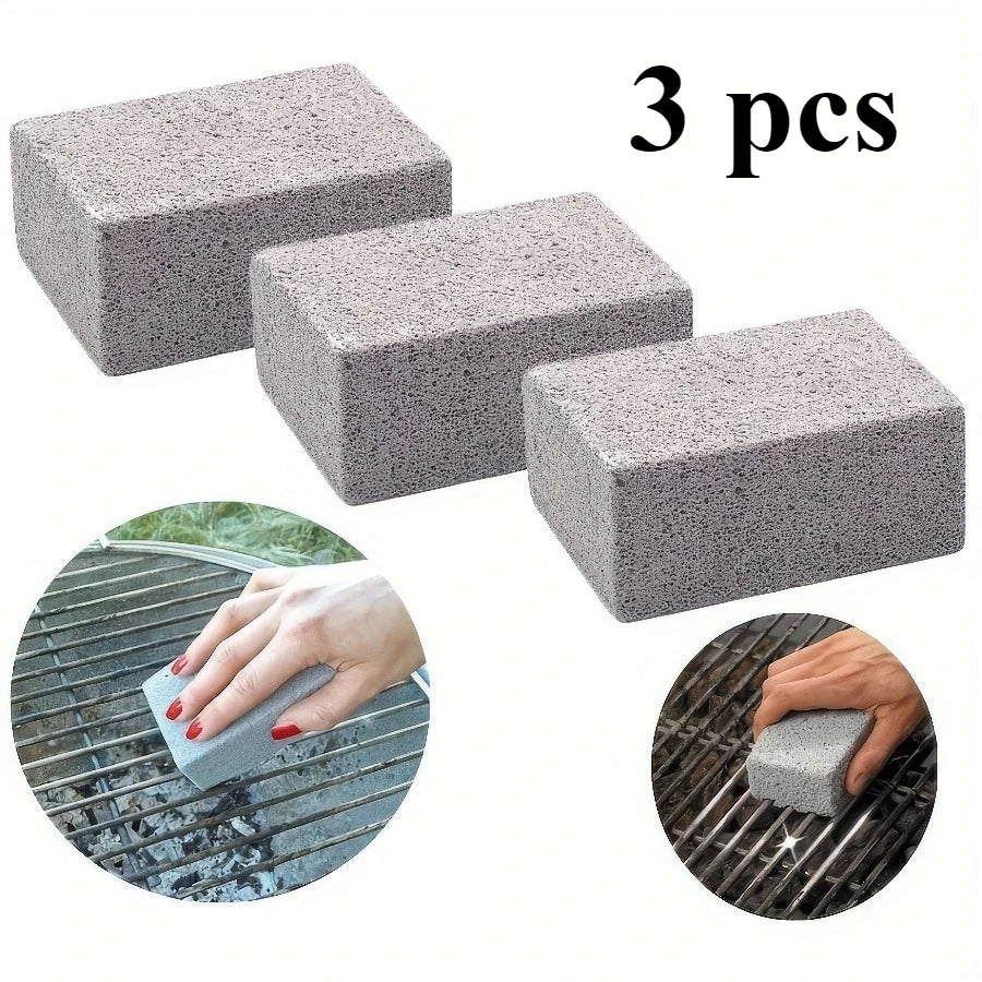 1/2/3 Pieces of Cleaning Pumice, Removing Stains BBQ Cleaning Bricks, Suitable for Stubborn Stains and Outdoor Grills