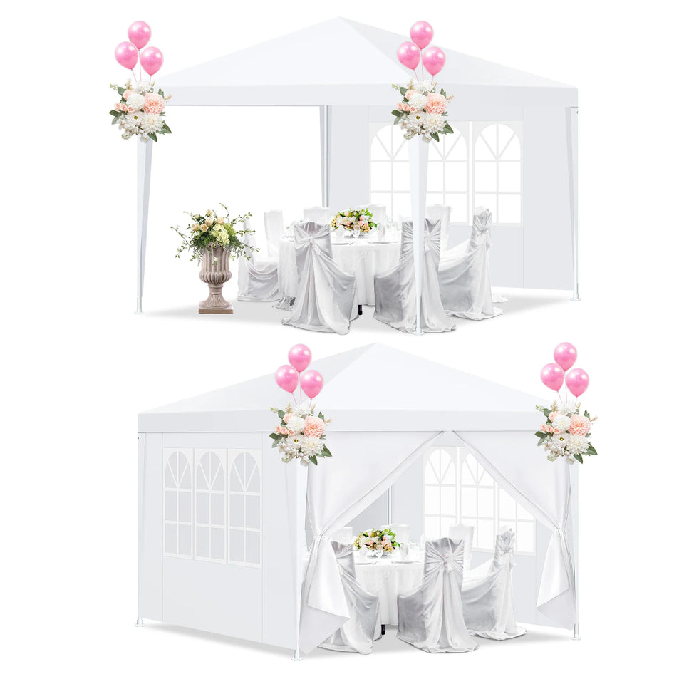 10x10/10x20/10x30 Party Tent Outdoor Canopy Tent with Removable Sidewalls, Waterproof Party Tents for Parties,Wedding Events,BBQ