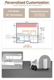 Customized Mini Street Fruit Candy Coffee Food Truck Mobile Kitchen Vending Food Trailers With Equipment Food Cart